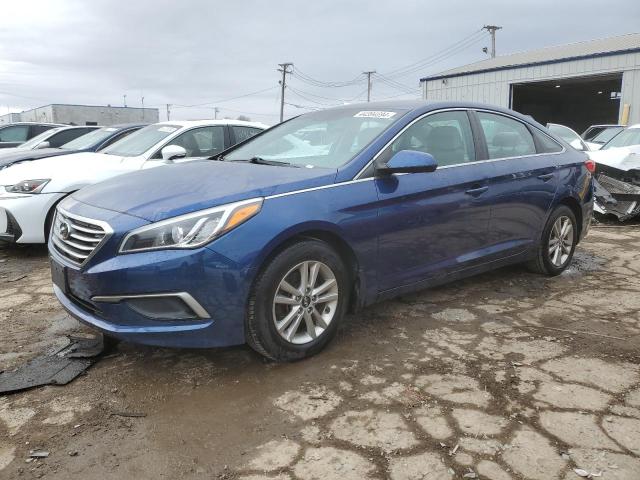 5NPE24AF8GH435744 - 2016 HYUNDAI SONATA SE BLUE photo 1