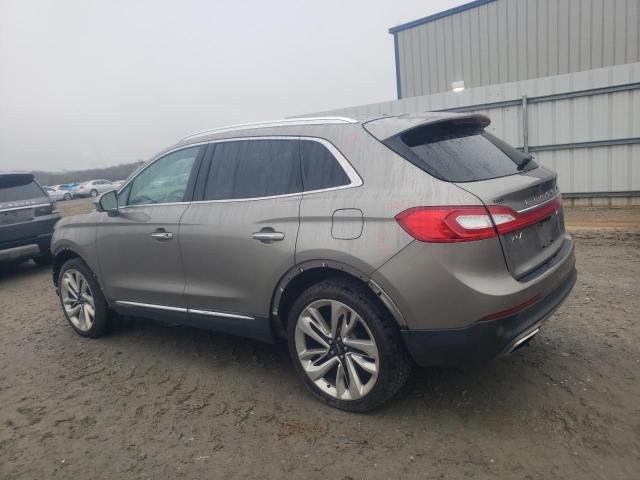 2LMTJ8LP5GBL89647 - 2016 LINCOLN MKX RESERVE GRAY photo 2