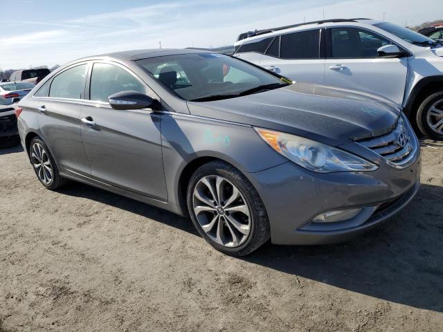 5NPEC4ABXDH594464 - 2013 HYUNDAI SONATA SE GRAY photo 4