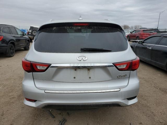 5N1DL0MM8HC557699 - 2017 INFINITI QX60 SILVER photo 6