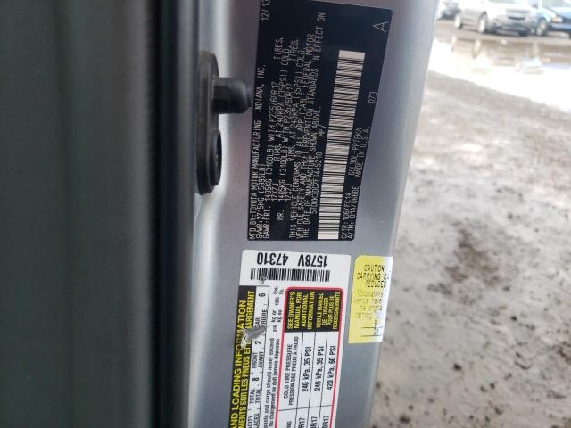 5TDKK3DC7ES445218 - 2014 TOYOTA SIENNA LE SILVER photo 14