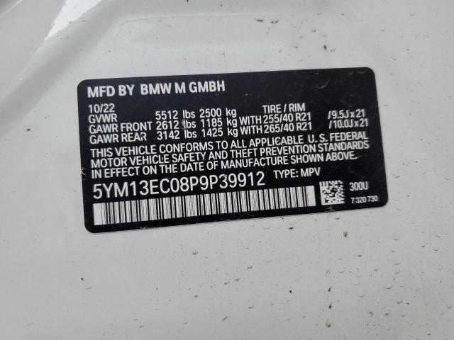 5YM13EC08P9P39912 - 2023 BMW X3 M WHITE photo 13