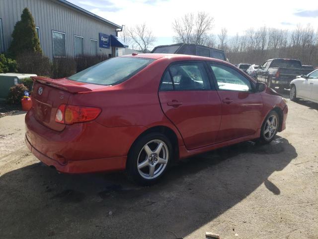 2T1BU40E69C056916 - 2009 TOYOTA COROLLA BASE RED photo 3