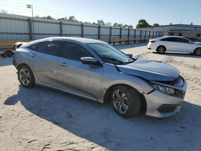 19XFC2F54JE021572 - 2018 HONDA CIVIC LX SILVER photo 4