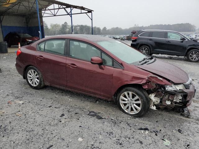 19XFB2F87CE390670 - 2012 HONDA CIVIC EX MAROON photo 4