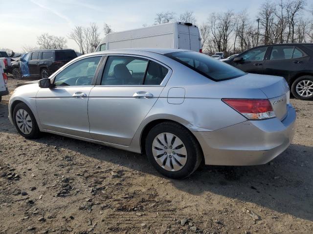 1HGCP2F30AA007548 - 2010 HONDA ACCORD LX SILVER photo 2