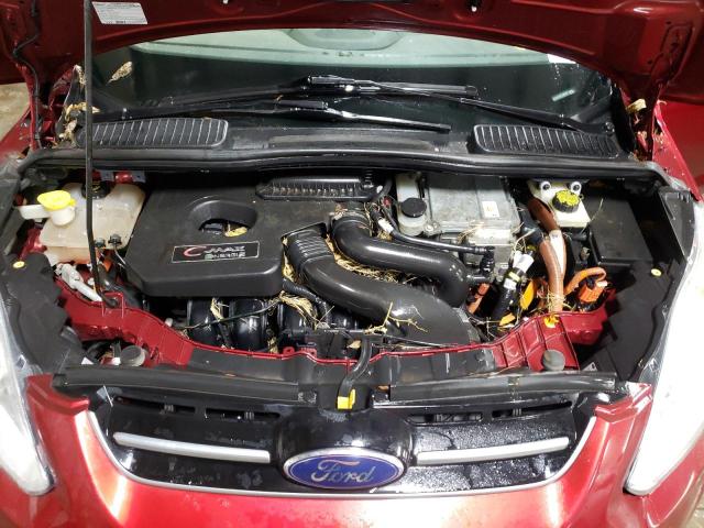 1FADP5CU1GL120817 - 2016 FORD C-MAX PREMIUM SEL RED photo 11