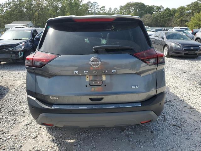 5N1BT3BA0NC704305 - 2022 NISSAN ROGUE SV GRAY photo 6