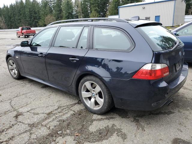 WBANN73587CN03885 - 2007 BMW 530 XIT BLUE photo 2