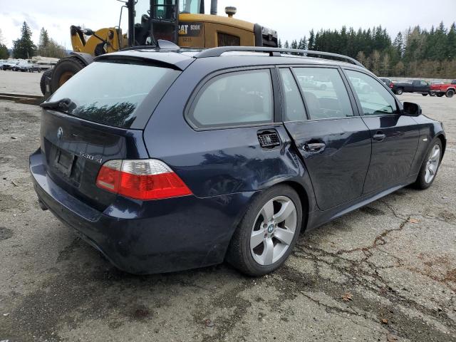 WBANN73587CN03885 - 2007 BMW 530 XIT BLUE photo 3