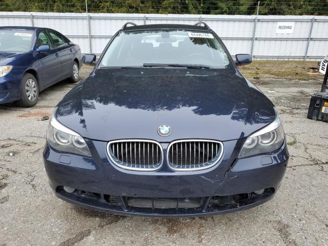 WBANN73587CN03885 - 2007 BMW 530 XIT BLUE photo 5