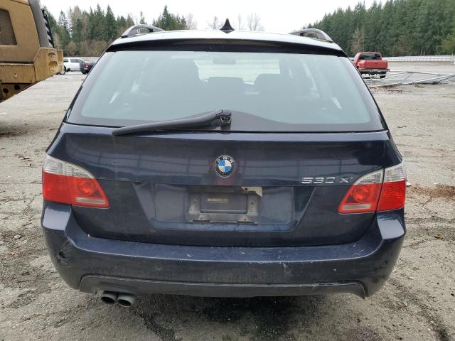 WBANN73587CN03885 - 2007 BMW 530 XIT BLUE photo 6