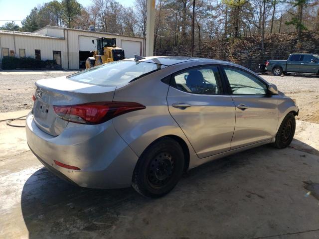 5NPDH4AE7GH714930 - 2016 HYUNDAI ELANTRA SE SILVER photo 3