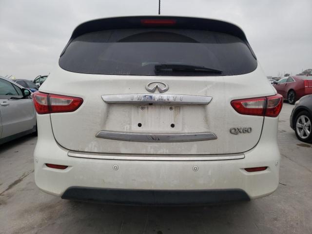 5N1AL0MM5EC502724 - 2014 INFINITI QX60 WHITE photo 6