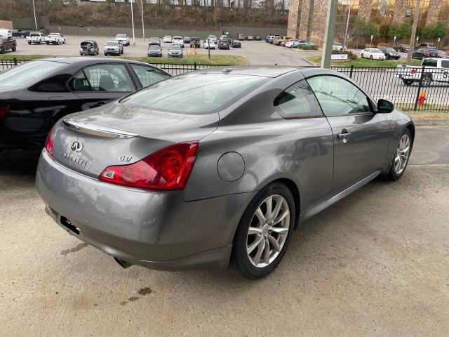 JN1CV6EK1CM421463 - 2012 INFINITI G37 BASE GRAY photo 4