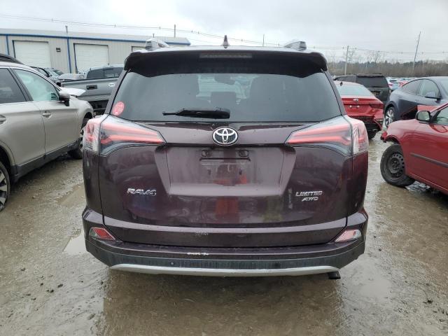 2T3DFREV1GW415309 - 2016 TOYOTA RAV4 LIMITED PURPLE photo 6