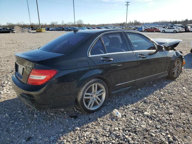 WDDGF8BB2CF877722 - 2012 MERCEDES-BENZ C 300 4MATIC BLACK photo 3