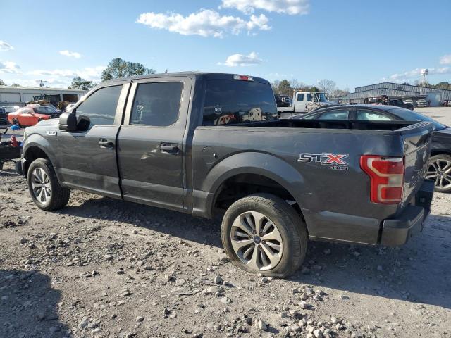 1FTEW1E50JKE69030 - 2018 FORD F150 SUPERCREW GRAY photo 2