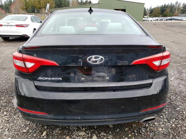 5NPE24AF9HH476580 - 2017 HYUNDAI SONATA SE BLACK photo 6