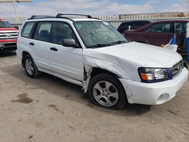 JF1SG65613G764025 - 2003 SUBARU FORESTER 2.5XS WHITE photo 4