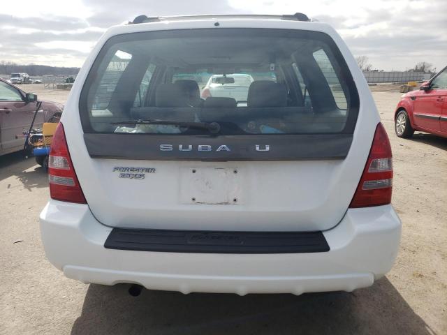 JF1SG65613G764025 - 2003 SUBARU FORESTER 2.5XS Blanc photo 6