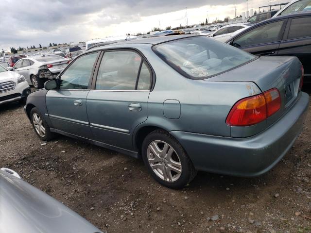 2HGEJ6612YH567020 - 2000 HONDA CIVIC BASE 青绿色 照片 2