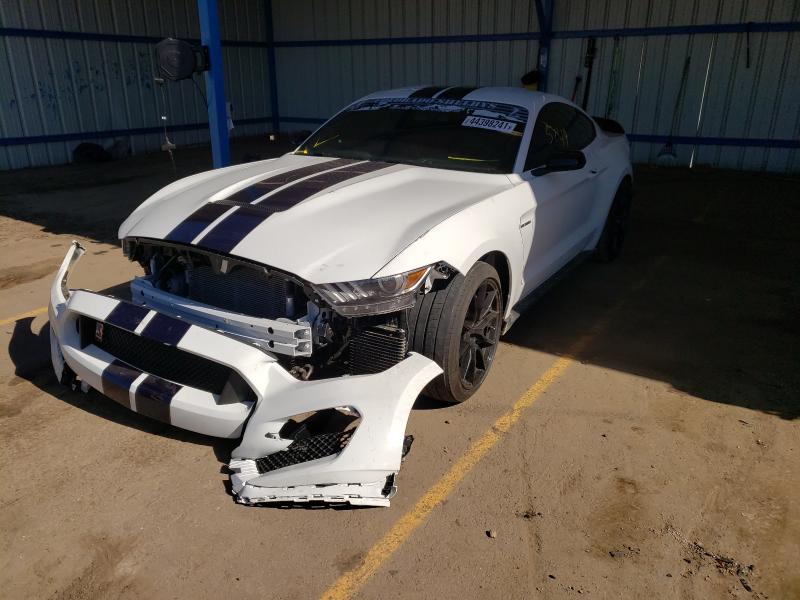 1FA6P8JZ1K5551583 - 2019 FORD MUSTANG SHELBY GT350 WHITE photo 2