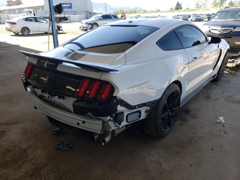 1FA6P8JZ1K5551583 - 2019 FORD MUSTANG SHELBY GT350 WHITE photo 4