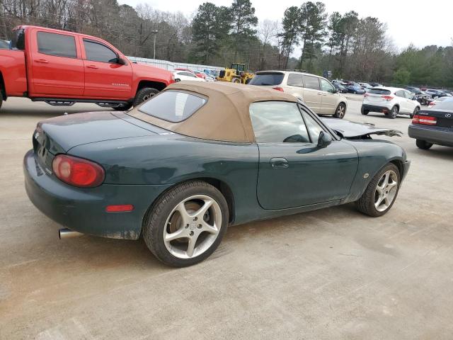 JM1NB353810212392 - 2001 MAZDA MX-5 MIATA BASE GREEN photo 3