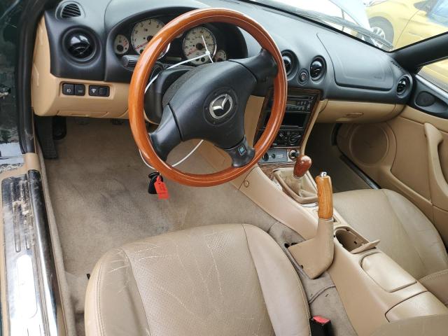 JM1NB353810212392 - 2001 MAZDA MX-5 MIATA BASE GREEN photo 8