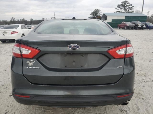 3FA6P0H72GR215192 - 2016 FORD FUSION SE GRAY photo 6