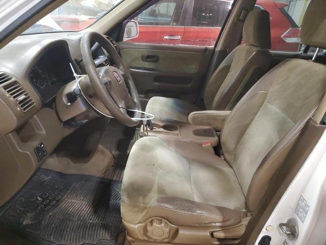 JHLRD78862C048119 - 2002 HONDA CR-V EX WHITE photo 7