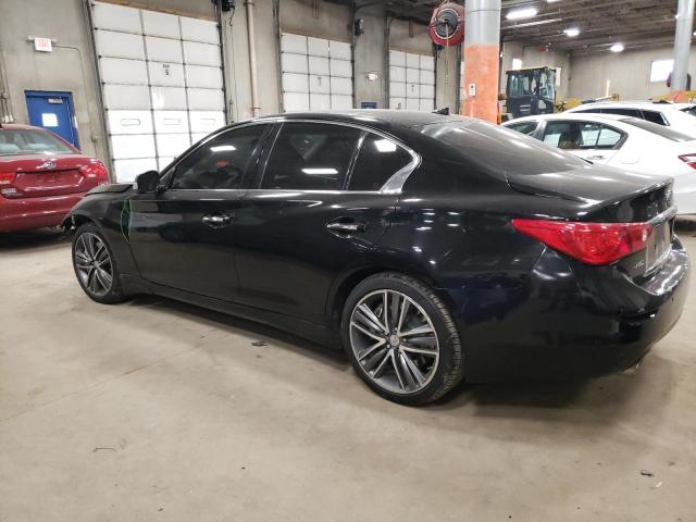 JN1BV7AR6EM689920 - 2014 INFINITI Q50 BASE BLACK photo 2