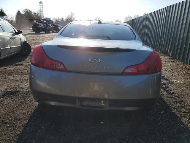 JNKCV64E88M126214 - 2008 INFINITI G37 BASE GRAY photo 6