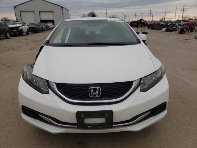 2HGFB2F57DH601251 - 2013 HONDA CIVIC LX WHITE photo 5