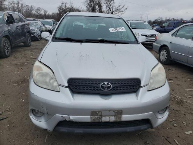 2T1KR32E68C696549 - 2008 TOYOTA COROLLA MA XR SILVER photo 5