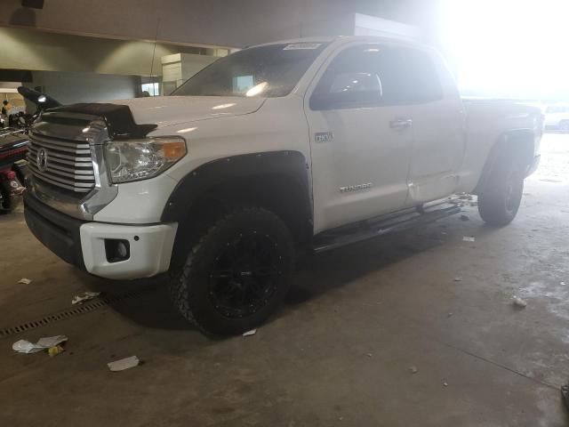 5TFBY5F18EX349954 - 2014 TOYOTA TUNDRA DOUBLE CAB LIMITED WHITE photo 1