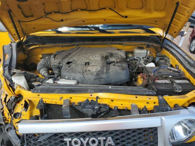 JTEBU11FX70052585 - 2007 TOYOTA FJ CRUISER YELLOW photo 12