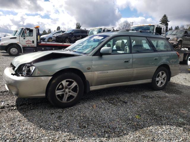 4S3BH806547617430 - 2004 SUBARU LEGACY OUTBACK H6 3.0 LL BEAN GREEN photo 1