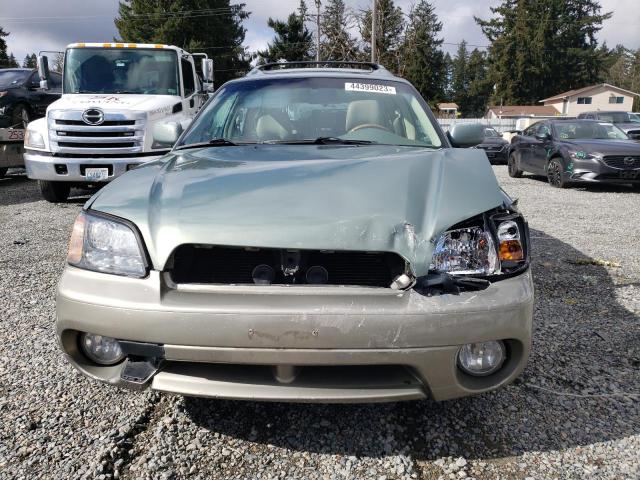 4S3BH806547617430 - 2004 SUBARU LEGACY OUTBACK H6 3.0 LL BEAN GREEN photo 5