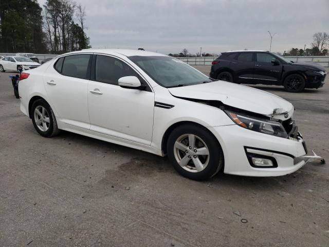 KNAGM4A74E5458377 - 2014 KIA OPTIMA LX WHITE photo 4