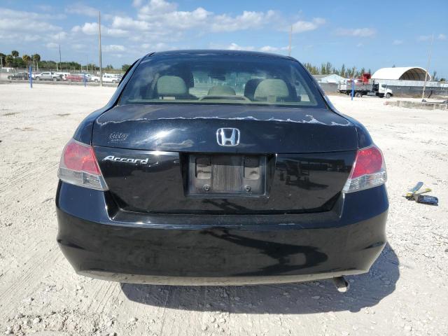 1HGCP26388A060282 - 2008 HONDA ACCORD LX BLACK photo 6