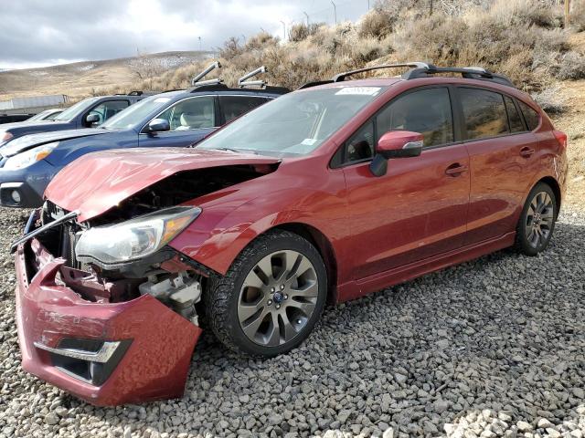 JF1GPAV64F8219783 - 2015 SUBARU IMPREZA SPORT LIMITED BURGUNDY photo 1