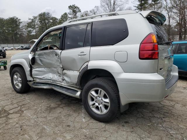 JTJBT20X830012813 - 2003 LEXUS GX 470 SILVER photo 2