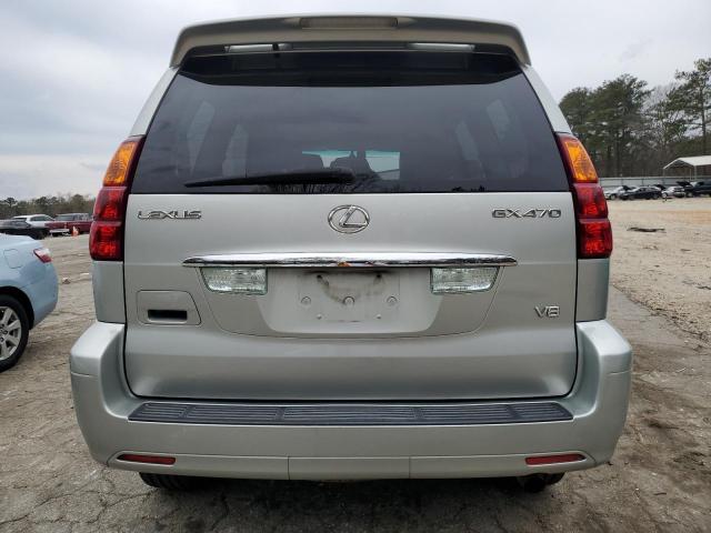 JTJBT20X830012813 - 2003 LEXUS GX 470 SILVER photo 6