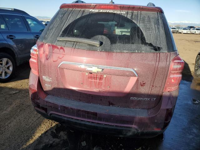 2GNFLFEK9G6132990 - 2016 CHEVROLET EQUINOX LT RED photo 6