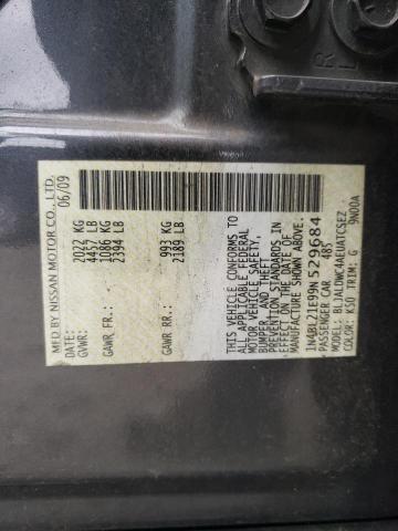 1N4BL21E99N529684 - 2009 NISSAN ALTIMA 3.5SE GRAY photo 12