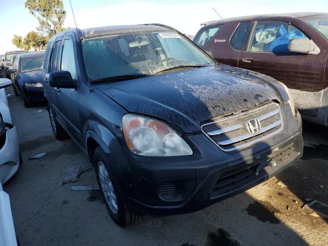 JHLRD78856C058291 - 2006 HONDA CR-V EX BLACK photo 4