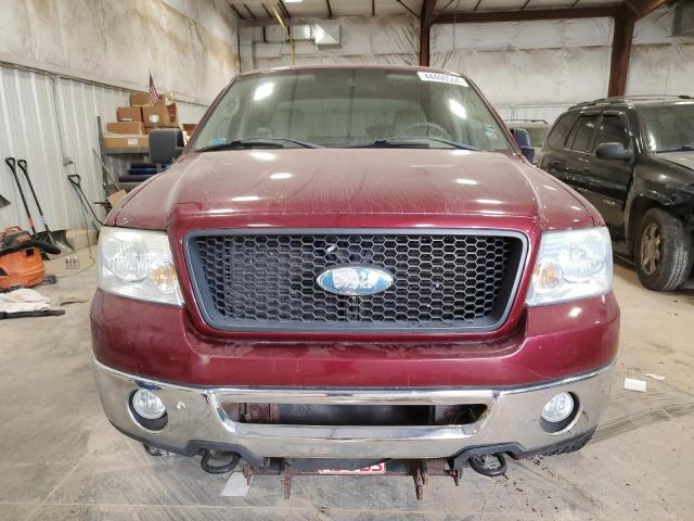 1FTPX14V76FB59982 - 2006 FORD F150 BURGUNDY photo 5