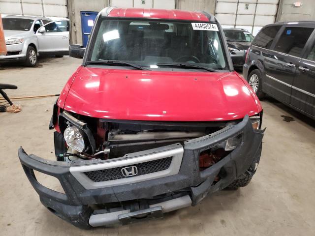 5J6YH28605L022354 - 2005 HONDA ELEMENT EX RED photo 5